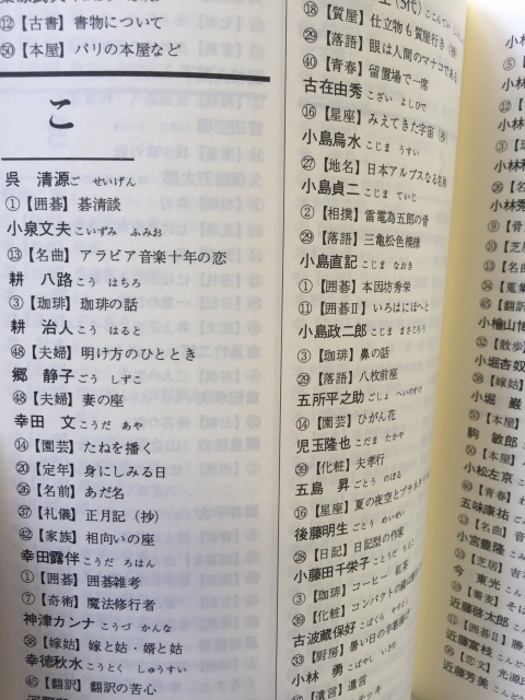 日本の名随筆　別巻　総索引内容