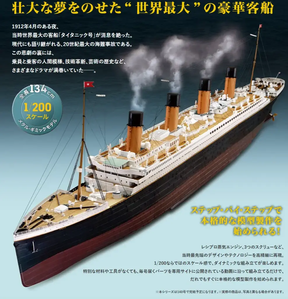 タイタニック号をつくる　トップ画像