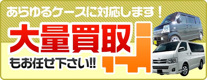 大量買取もおまかせください