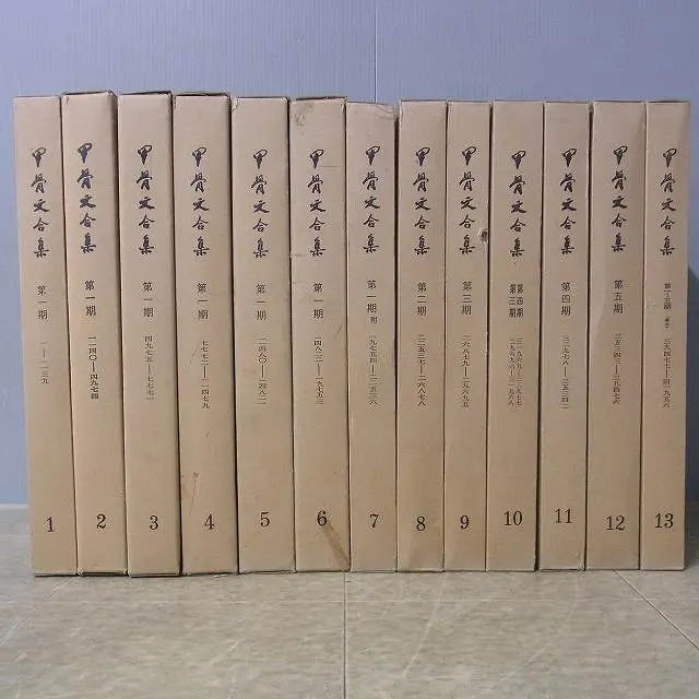 甲骨文合集 全13巻揃