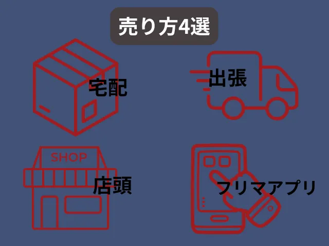 昔の雑誌の売り方4選｜宅配・出張・店頭とフリマアプリの違い
